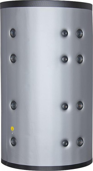 Pufferspeicher 2500l mit Isolierung silber