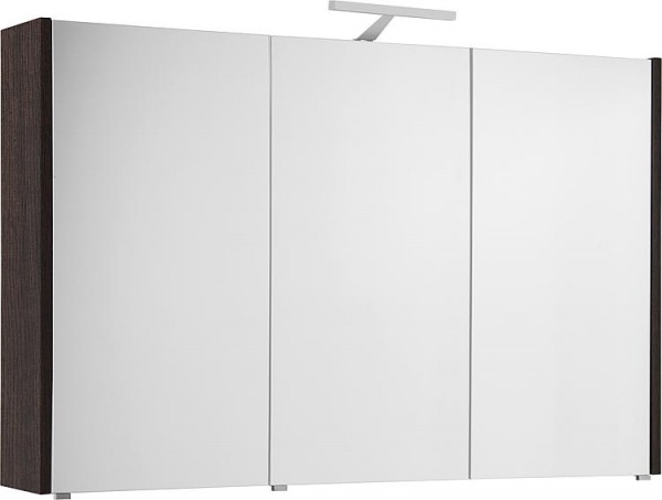 Spiegelschrank mit Beleuchtung Eiche dunkel Dekor 3 Türen 1200x750x188mm