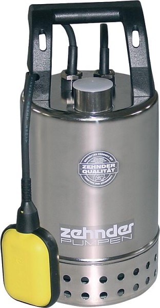 Schmutzwassertauchpumpe Edelstahl 11/4 IG, 230 V, Fördermenge 7,5 m3/h Korngröße 10 mm E-ZW 50 A-2