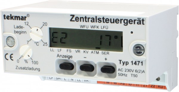 Tekmar Aufladeregler 1471 mit Sockel