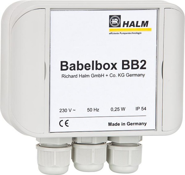 Halm HEP BB2 25-7.0 E130 Babelbox + PWMPumpe, DN25, Baulänge 130mm, 230V/50Hz